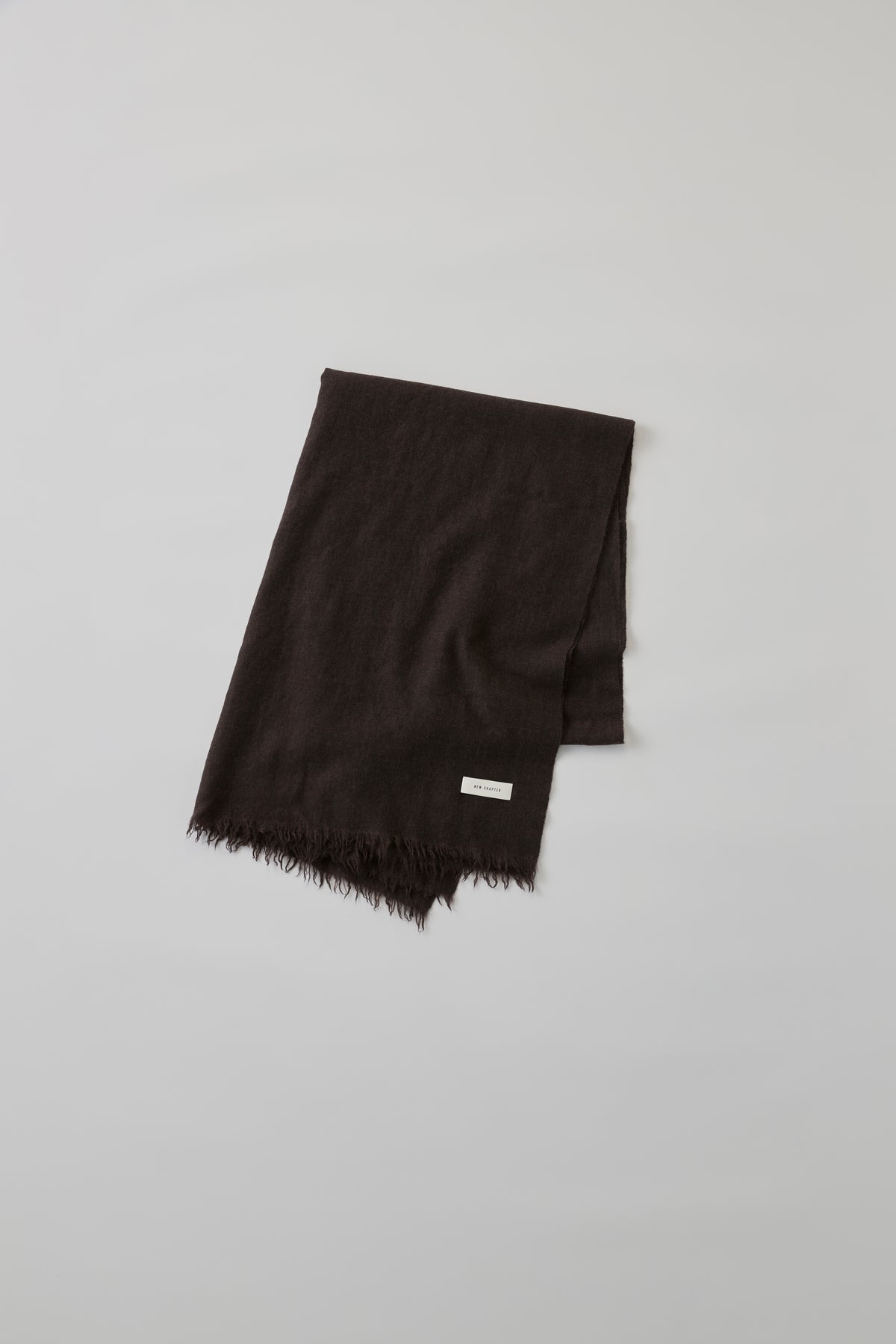 Silky Super Fine Wool Stole［Top Brown］