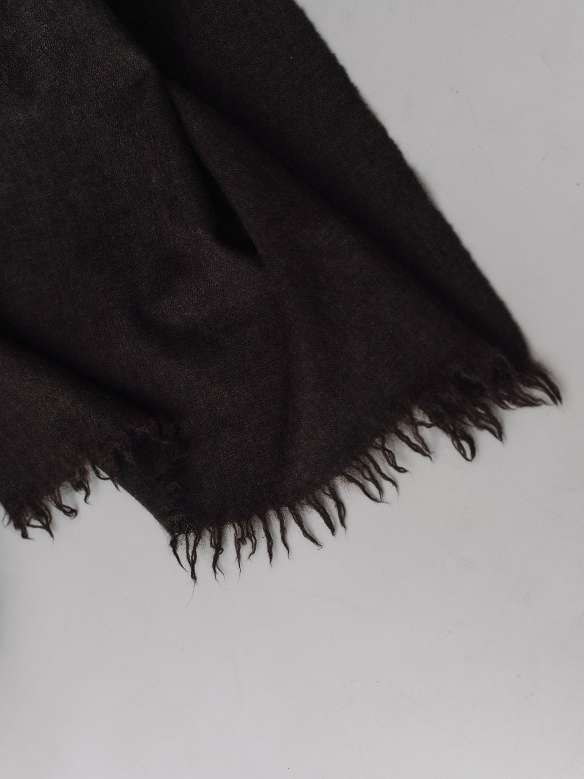 Silky Super Fine Wool Stole［Top Brown］