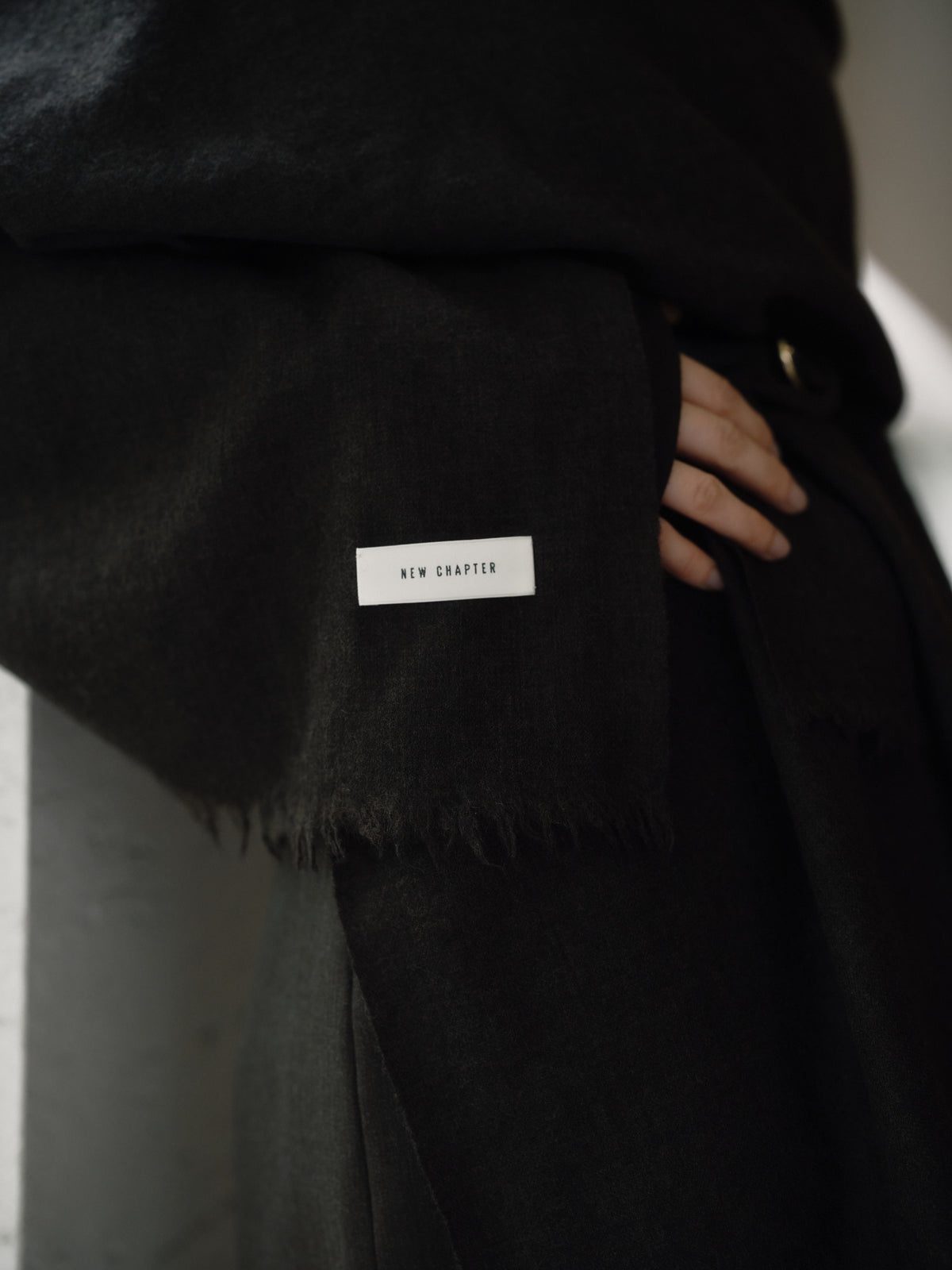Silky Super Fine Wool Stole［Top Brown］